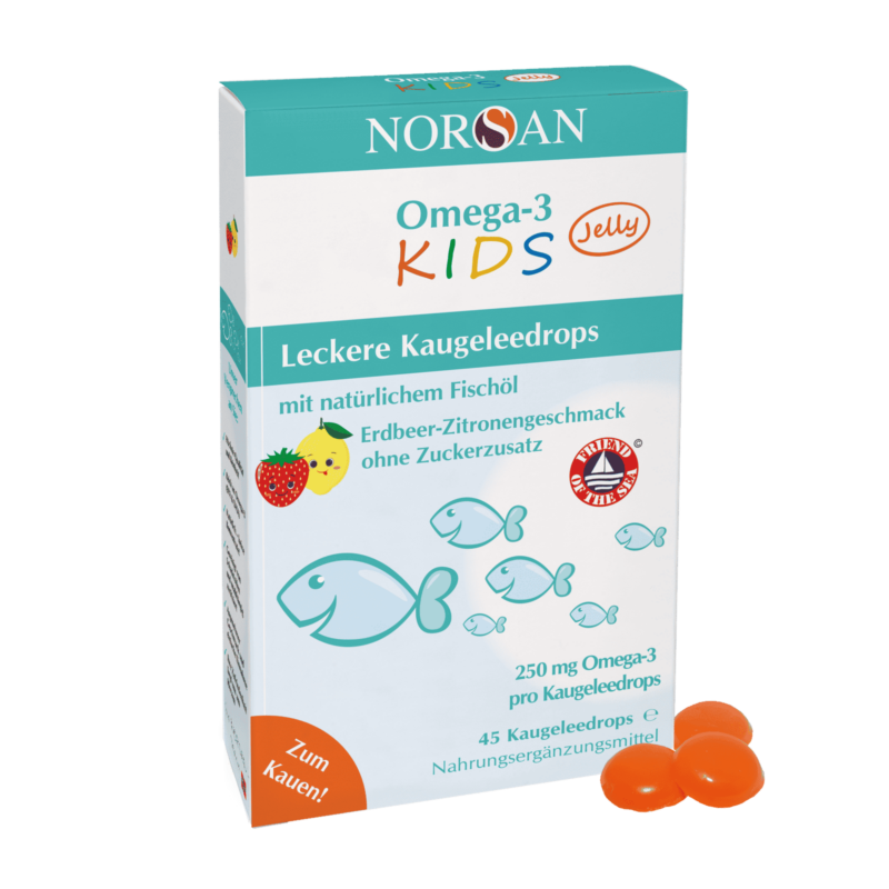 Omega3 KIDS Jelly Leckere Kaugeleedrops für Kinder